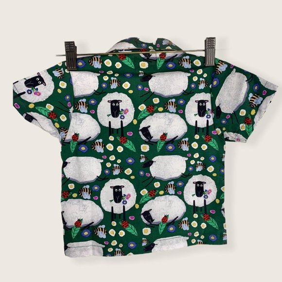 Wacky Jack Kids Sheep Button Up Shirt - Picture 4 of 7